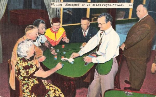 Las Vegas Blackjack c1950